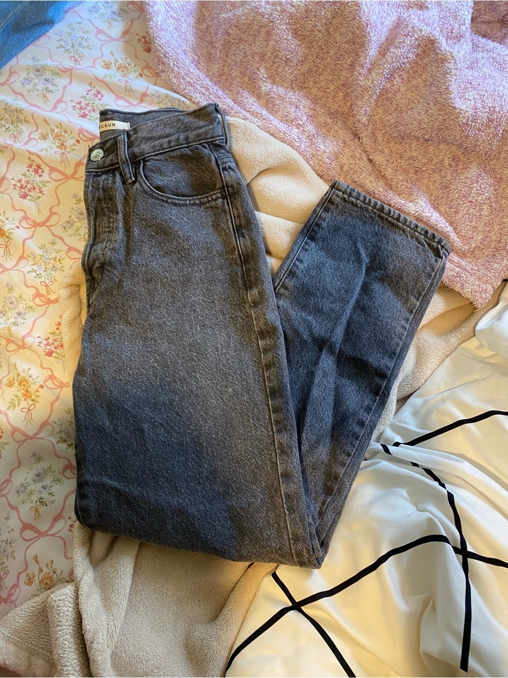 PacSun high rise straight jeans
